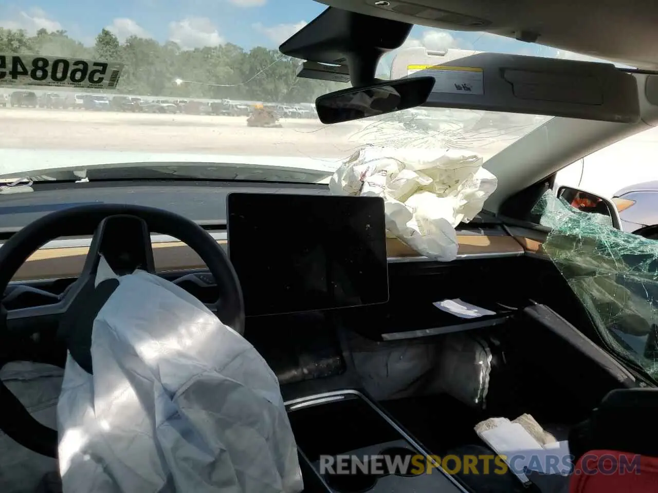 9 Photograph of a damaged car 7SAYGDEF2NF542439 TESLA MODEL Y 2022