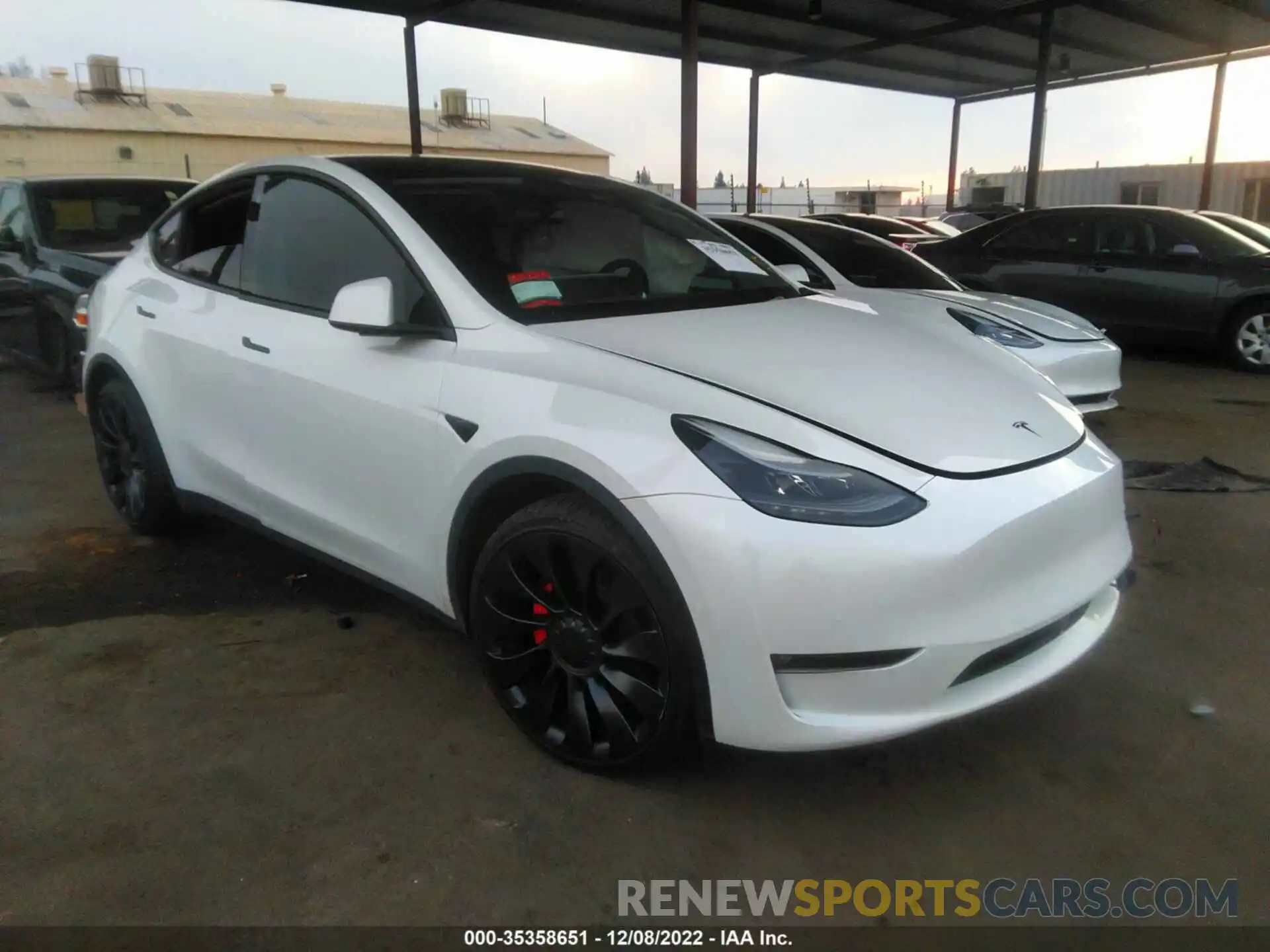 1 Photograph of a damaged car 7SAYGDEF2NF552176 TESLA MODEL Y 2022