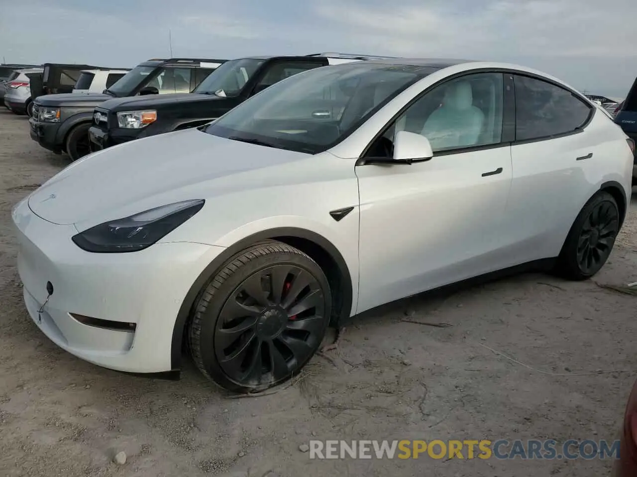 1 Photograph of a damaged car 7SAYGDEF2NF569141 TESLA MODEL Y 2022