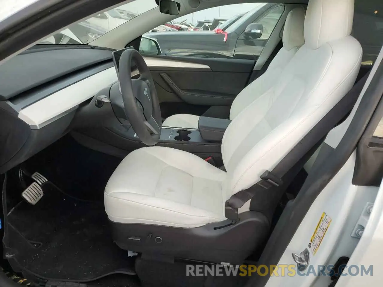 7 Photograph of a damaged car 7SAYGDEF2NF569141 TESLA MODEL Y 2022