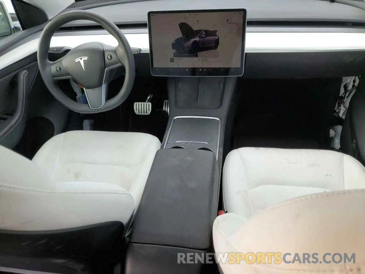 8 Photograph of a damaged car 7SAYGDEF2NF569141 TESLA MODEL Y 2022