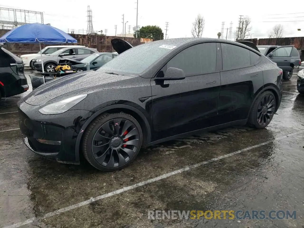 1 Photograph of a damaged car 7SAYGDEF2NF573111 TESLA MODEL Y 2022