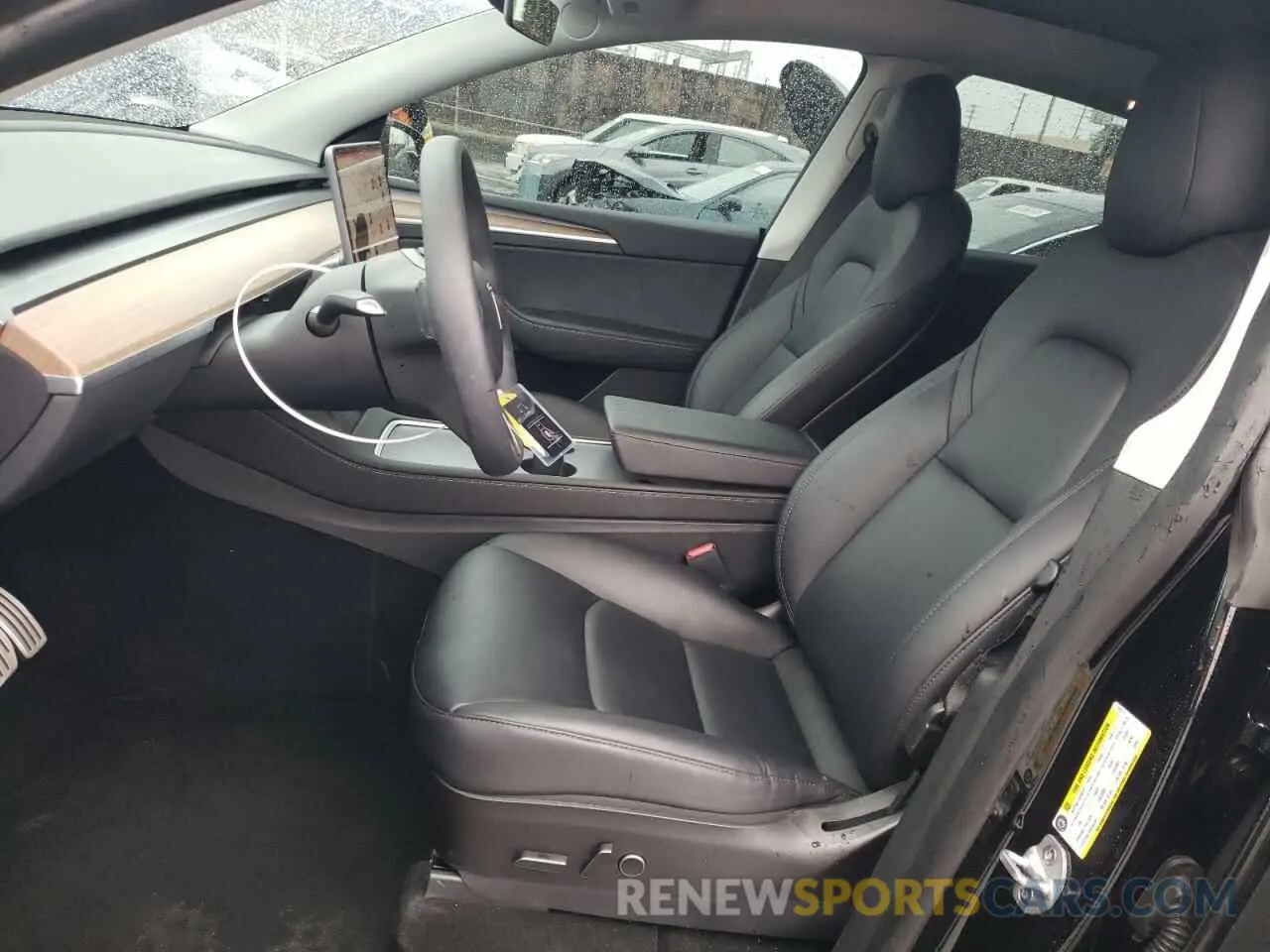 7 Photograph of a damaged car 7SAYGDEF2NF573111 TESLA MODEL Y 2022