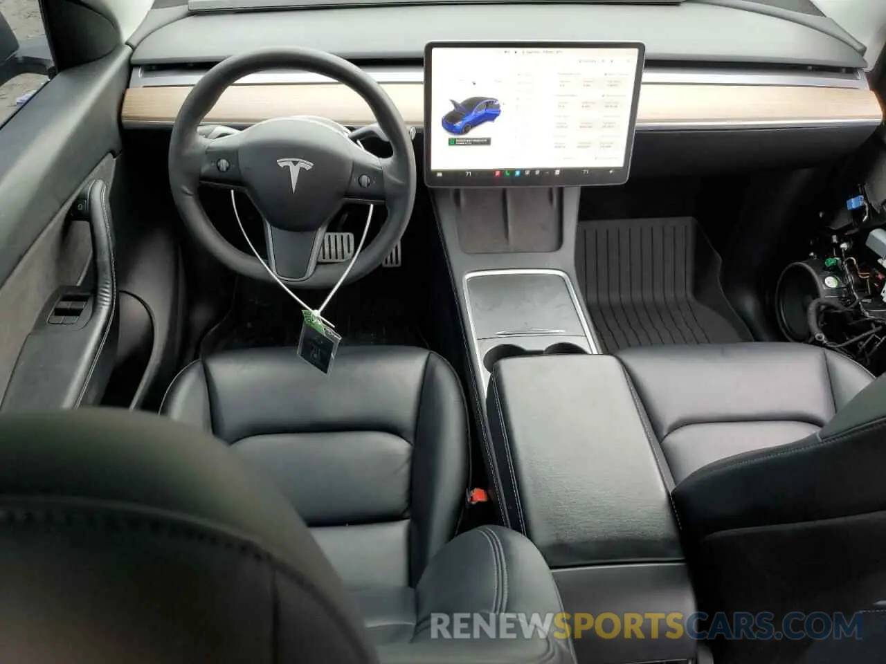 8 Photograph of a damaged car 7SAYGDEF3NF308147 TESLA MODEL Y 2022
