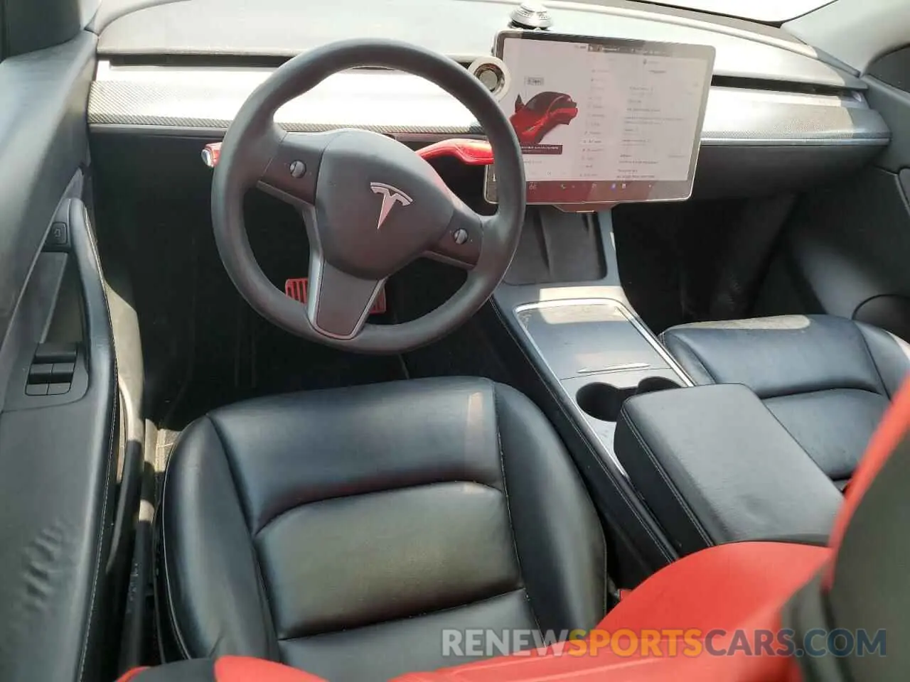 8 Photograph of a damaged car 7SAYGDEF3NF326440 TESLA MODEL Y 2022