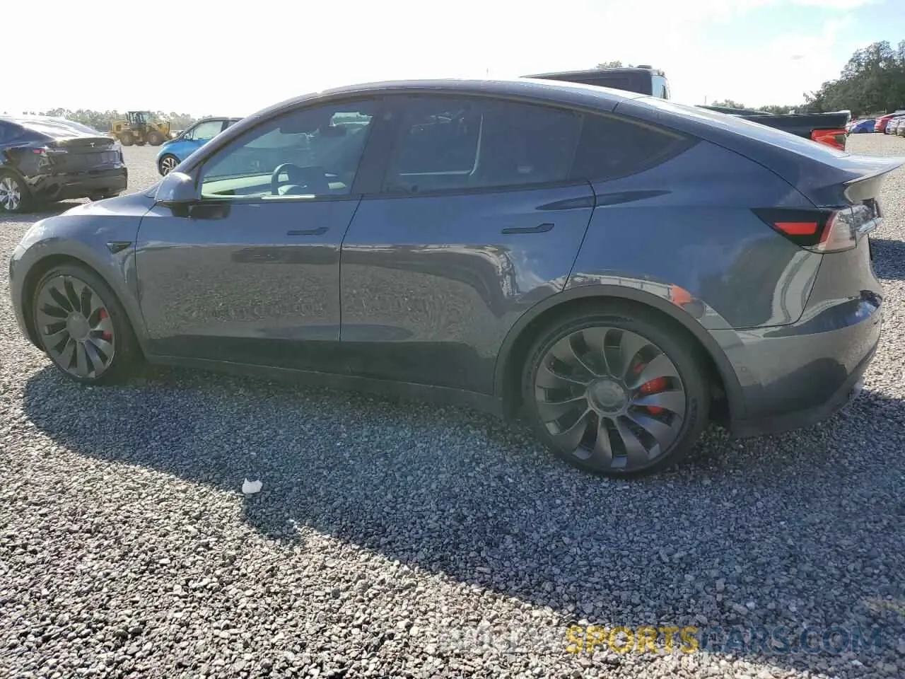 2 Photograph of a damaged car 7SAYGDEF3NF337180 TESLA MODEL Y 2022