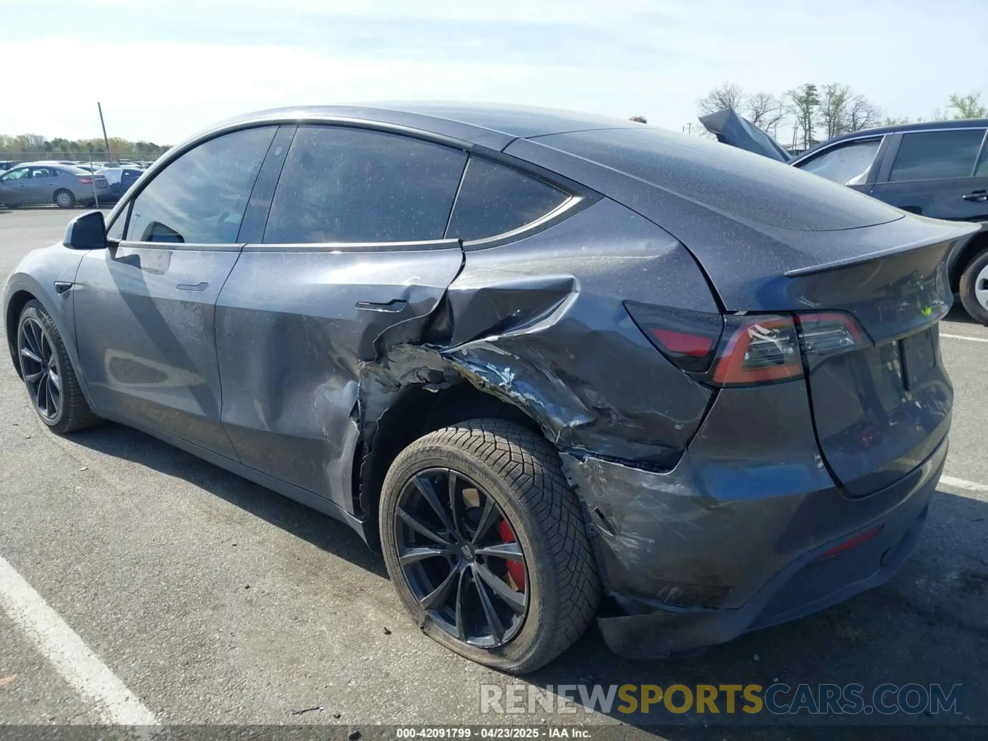 3 Photograph of a damaged car 7SAYGDEF3NF374519 TESLA MODEL Y 2022