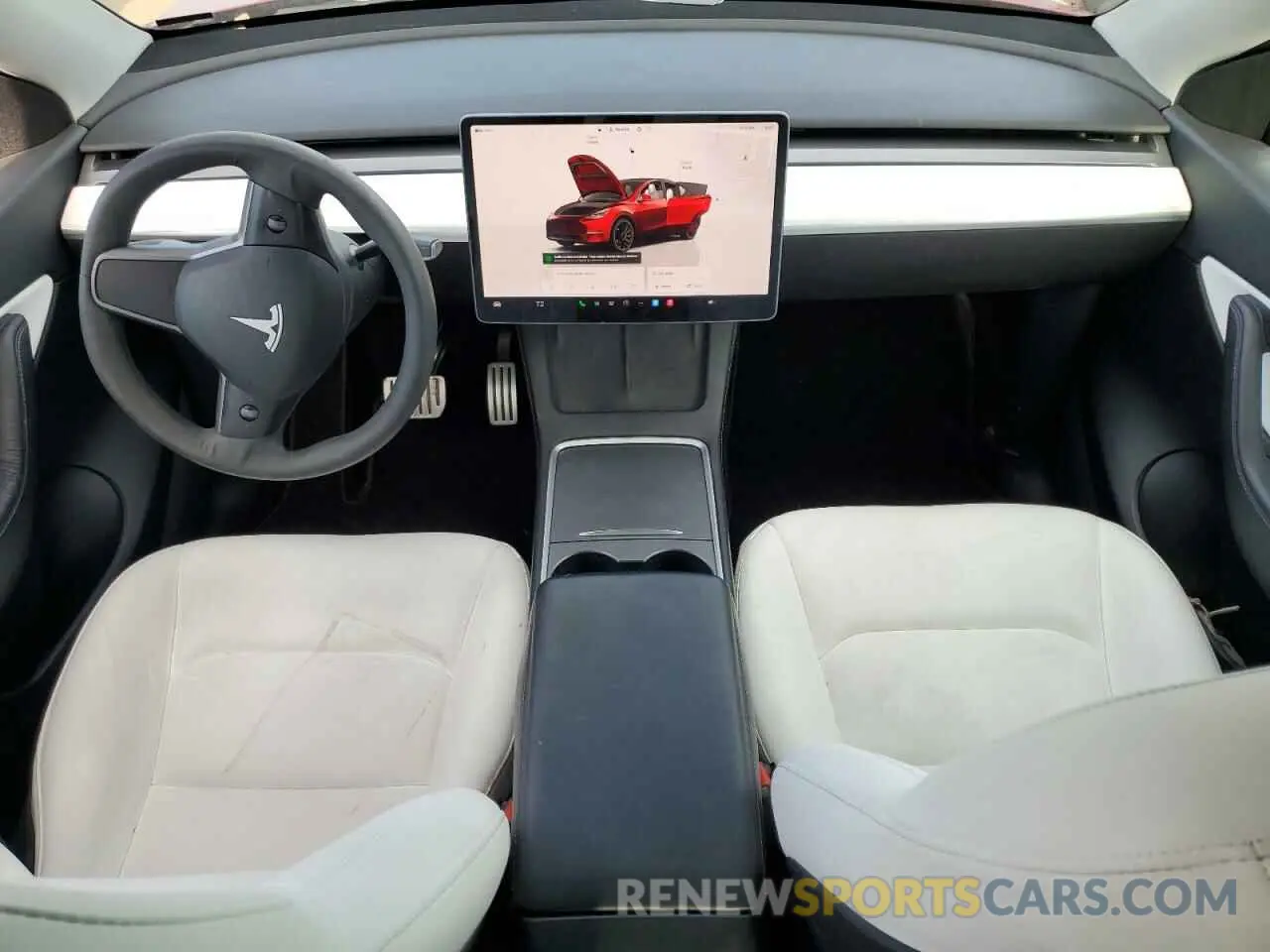 8 Photograph of a damaged car 7SAYGDEF3NF388906 TESLA MODEL Y 2022