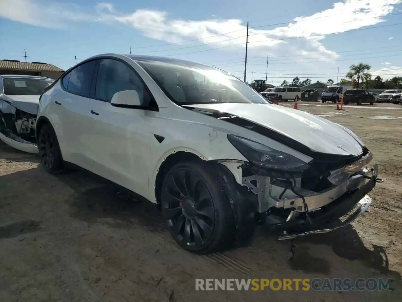 1 Photograph of a damaged car 7SAYGDEF3NF398142 TESLA MODEL Y 2022