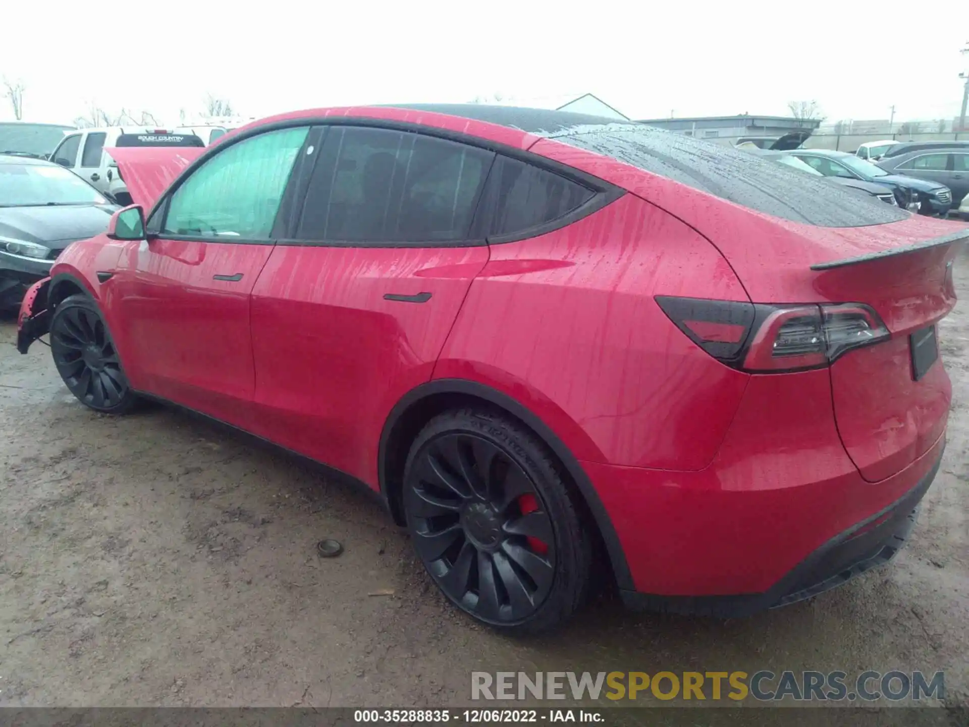 3 Photograph of a damaged car 7SAYGDEF3NF406756 TESLA MODEL Y 2022