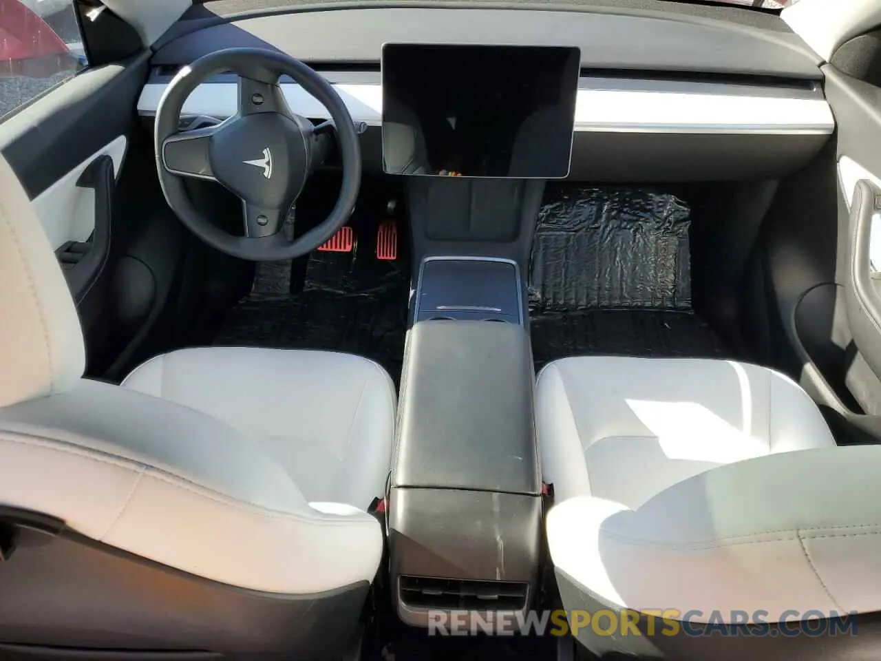 8 Photograph of a damaged car 7SAYGDEF3NF442026 TESLA MODEL Y 2022