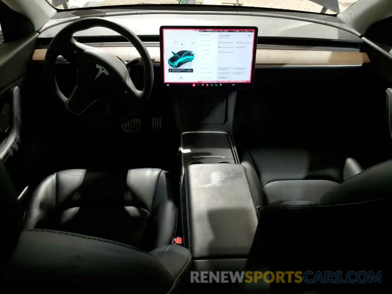 8 Photograph of a damaged car 7SAYGDEF3NF444522 TESLA MODEL Y 2022