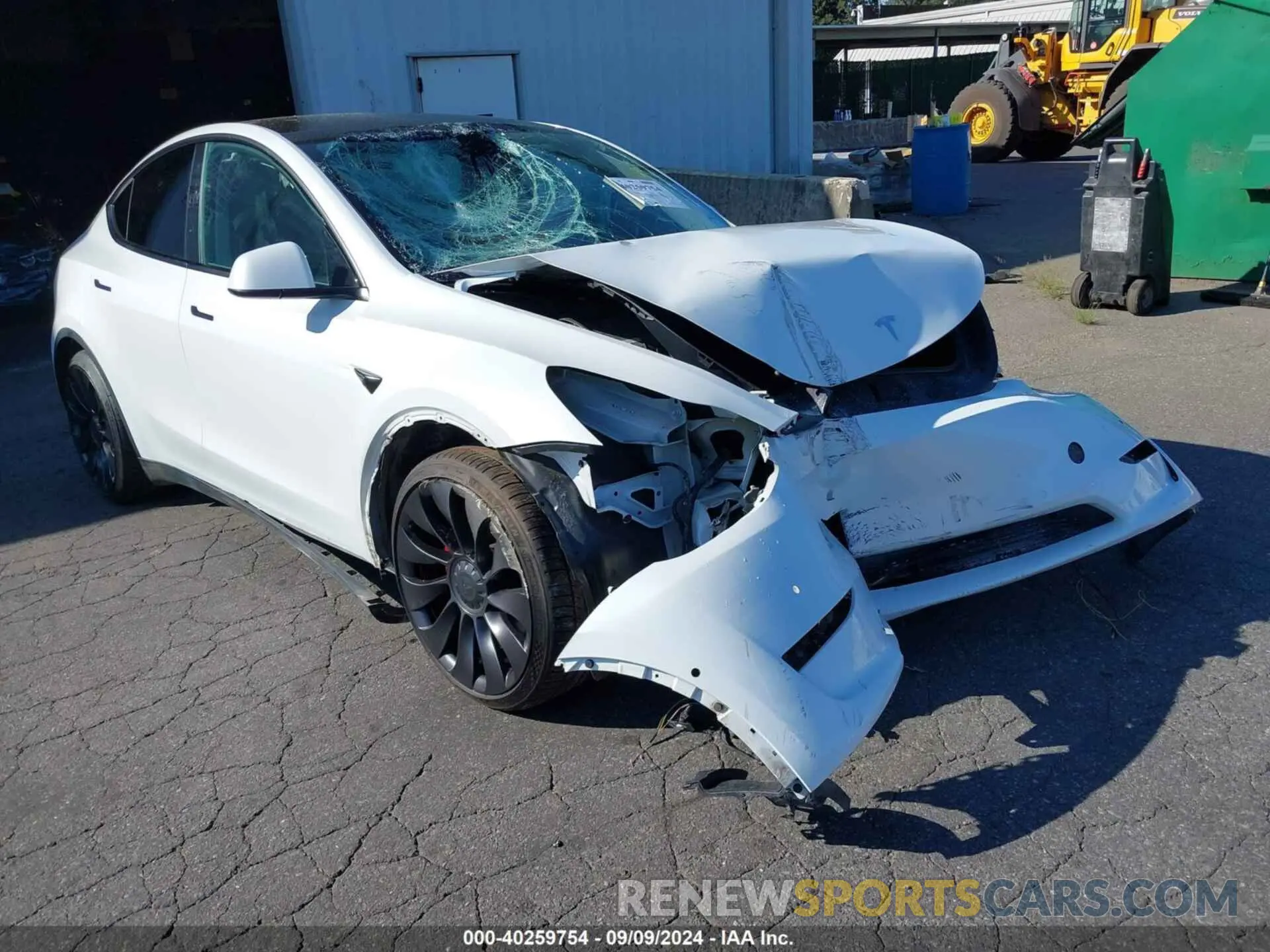 1 Photograph of a damaged car 7SAYGDEF3NF448912 TESLA MODEL Y 2022