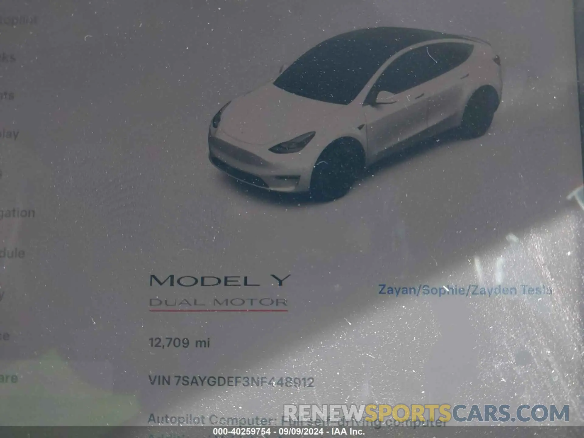 16 Photograph of a damaged car 7SAYGDEF3NF448912 TESLA MODEL Y 2022