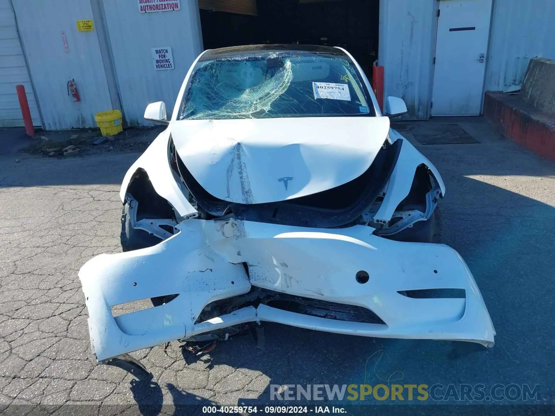 6 Photograph of a damaged car 7SAYGDEF3NF448912 TESLA MODEL Y 2022