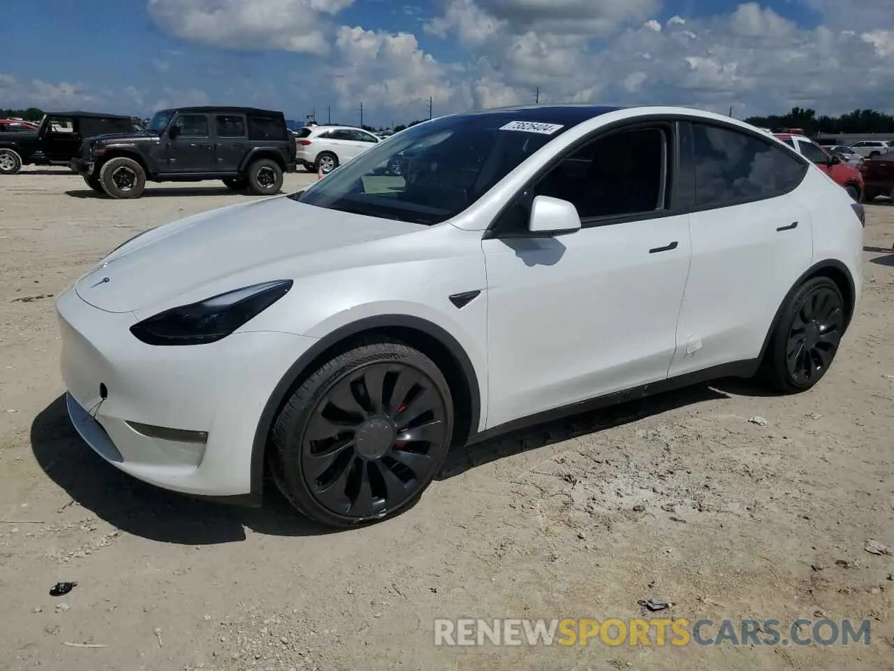 1 Photograph of a damaged car 7SAYGDEF3NF452541 TESLA MODEL Y 2022