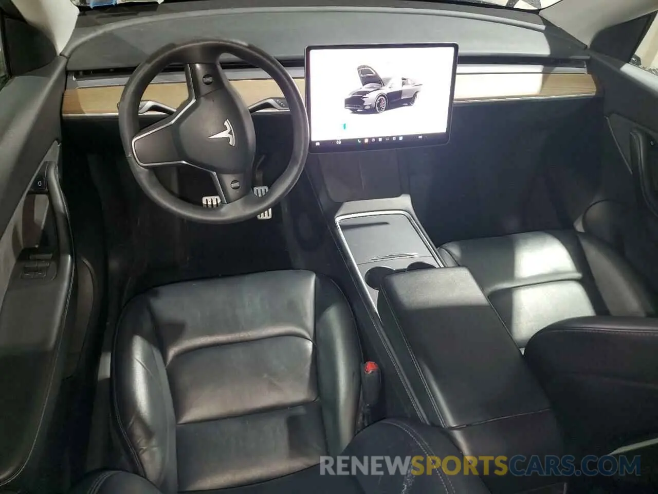 8 Photograph of a damaged car 7SAYGDEF3NF453267 TESLA MODEL Y 2022