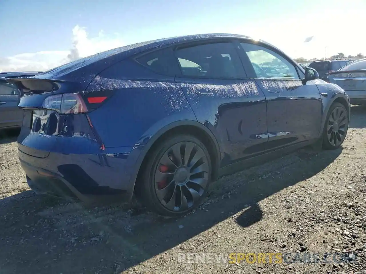 3 Photograph of a damaged car 7SAYGDEF3NF484809 TESLA MODEL Y 2022