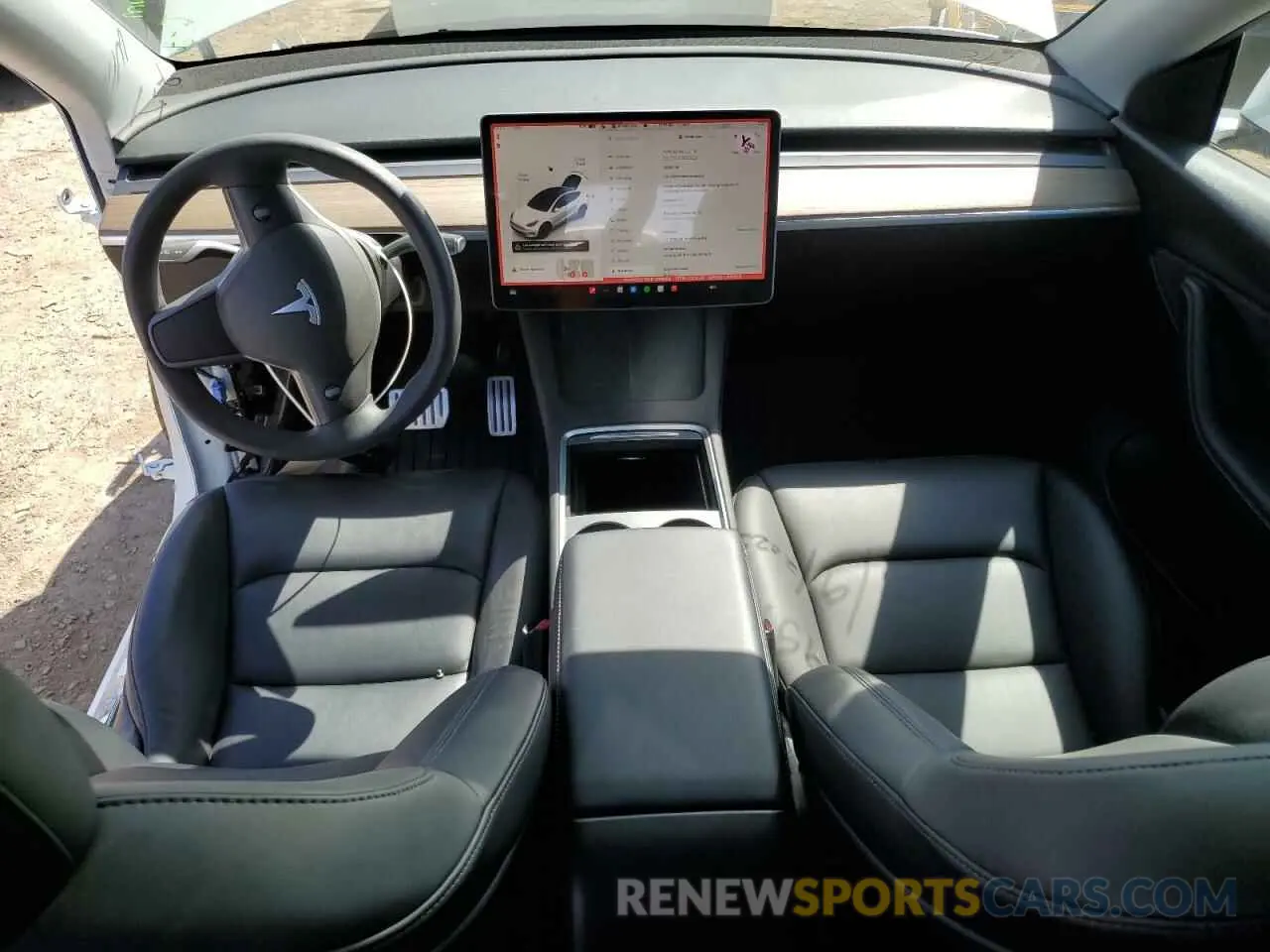 8 Photograph of a damaged car 7SAYGDEF3NF486656 TESLA MODEL Y 2022