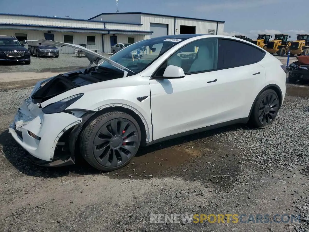 1 Photograph of a damaged car 7SAYGDEF3NF524130 TESLA MODEL Y 2022