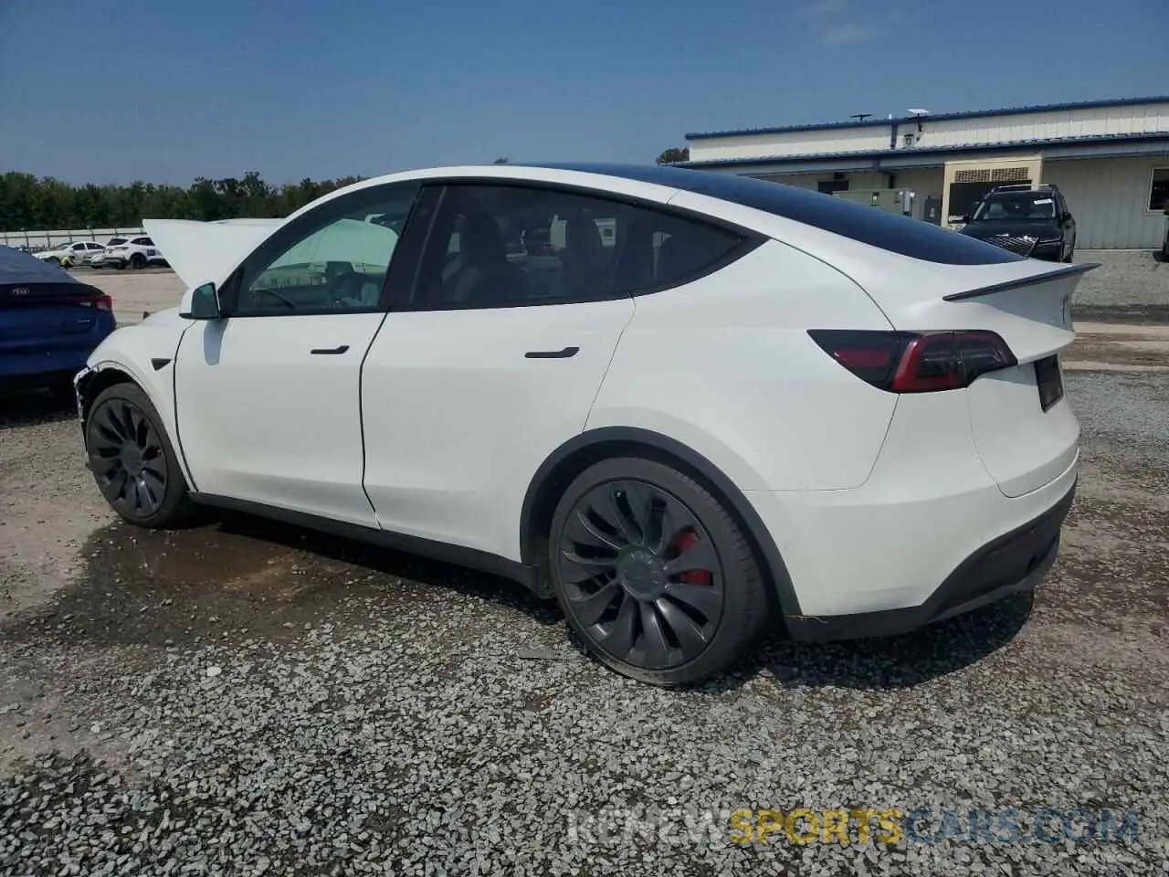 2 Photograph of a damaged car 7SAYGDEF3NF524130 TESLA MODEL Y 2022