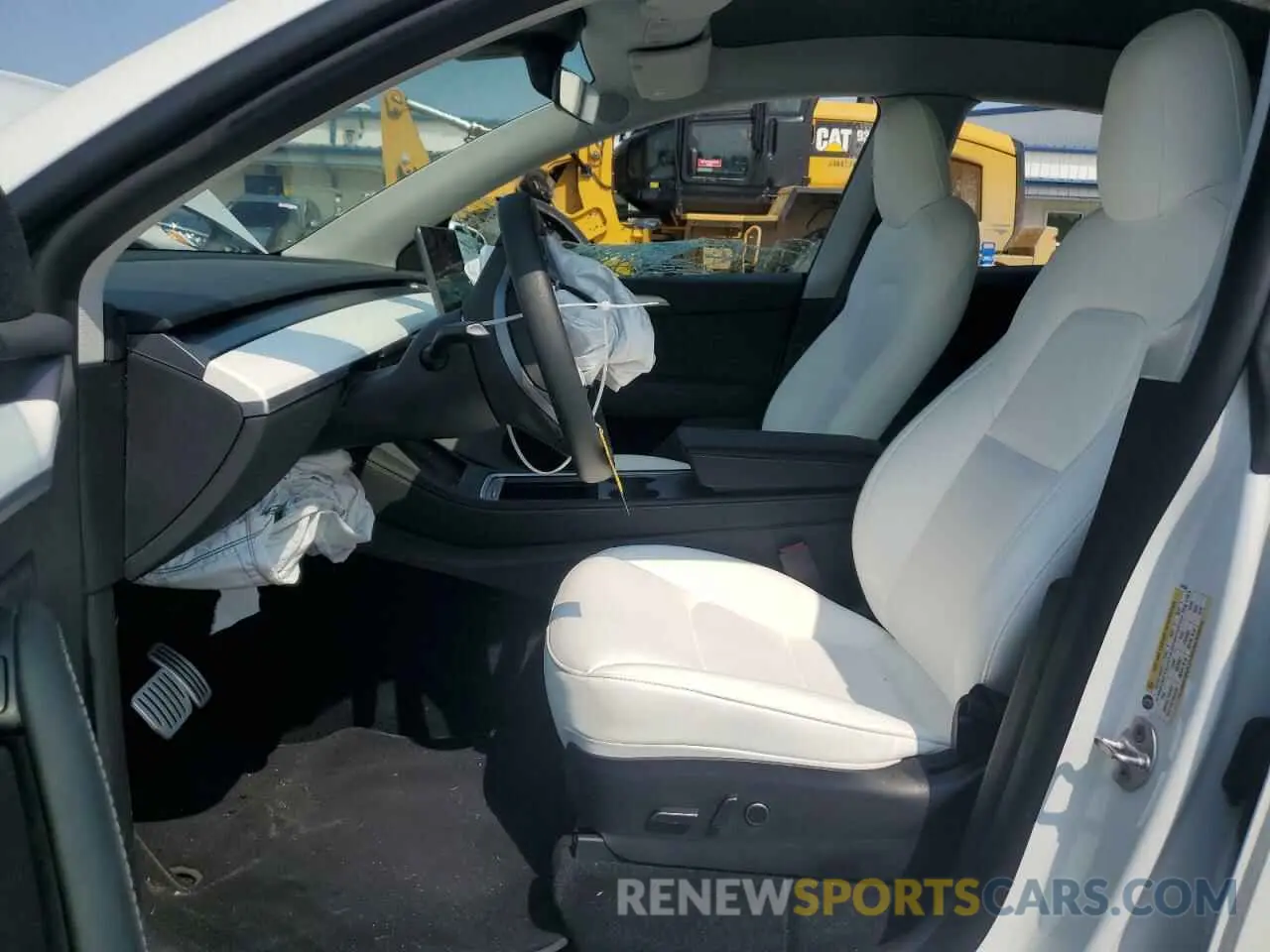 7 Photograph of a damaged car 7SAYGDEF3NF524130 TESLA MODEL Y 2022