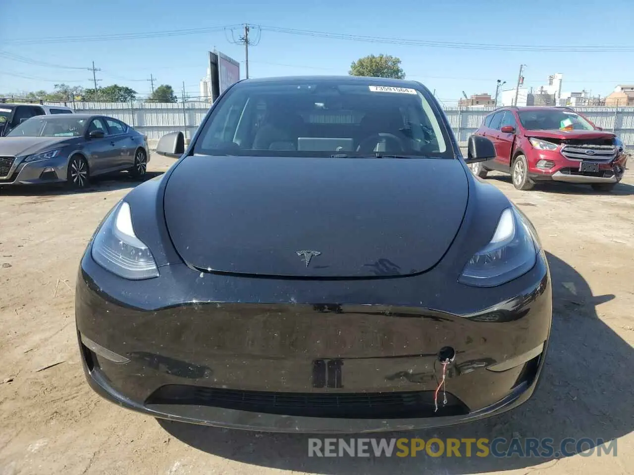 5 Photograph of a damaged car 7SAYGDEF3NF531143 TESLA MODEL Y 2022