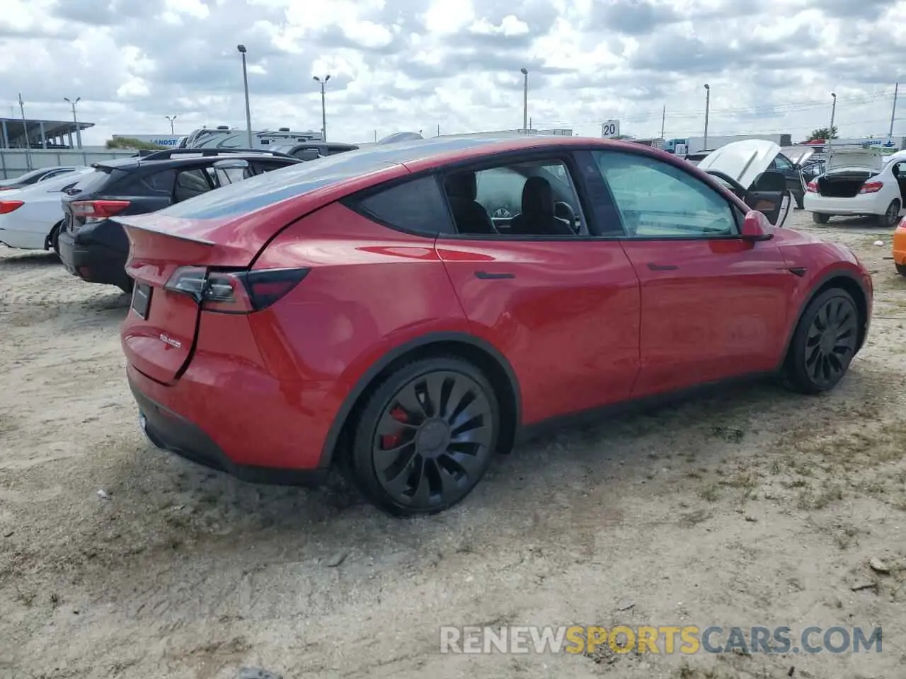 3 Photograph of a damaged car 7SAYGDEF3NF534172 TESLA MODEL Y 2022