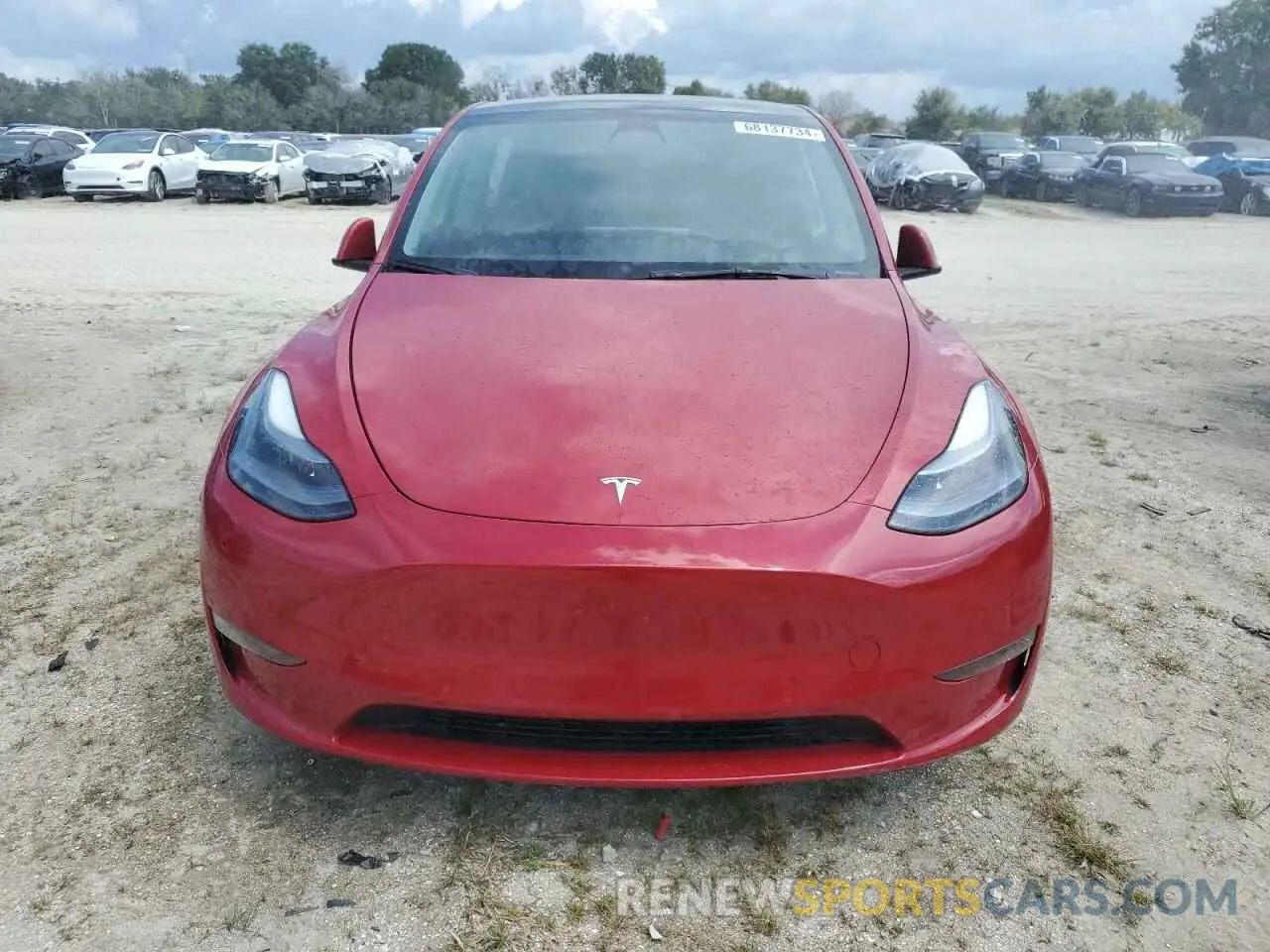 5 Photograph of a damaged car 7SAYGDEF3NF534172 TESLA MODEL Y 2022