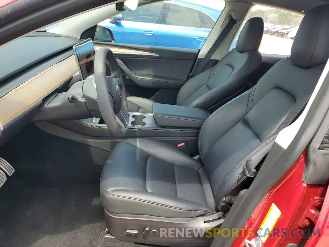 7 Photograph of a damaged car 7SAYGDEF3NF534172 TESLA MODEL Y 2022