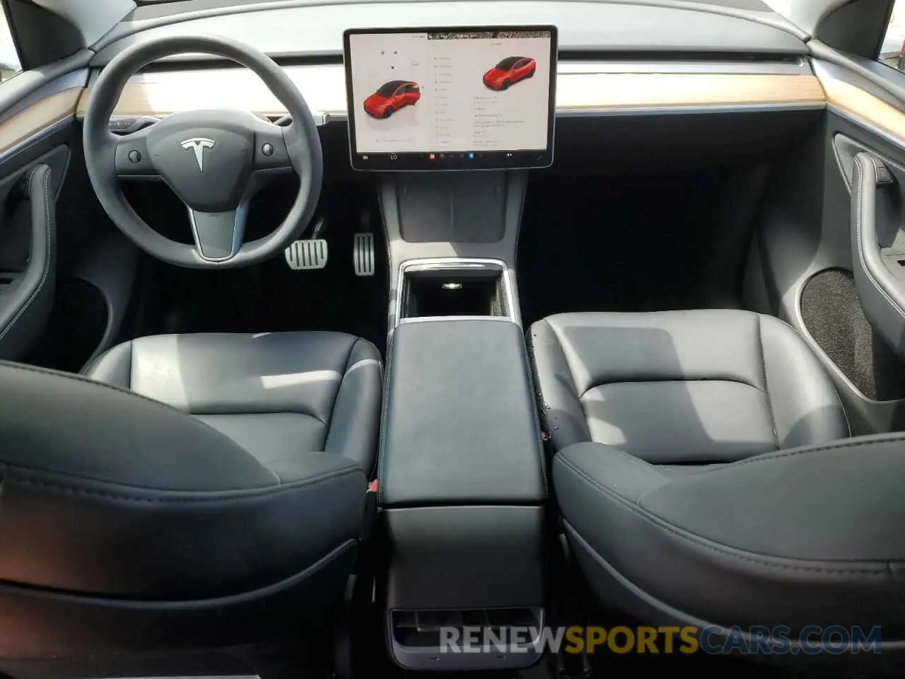 8 Photograph of a damaged car 7SAYGDEF3NF534172 TESLA MODEL Y 2022