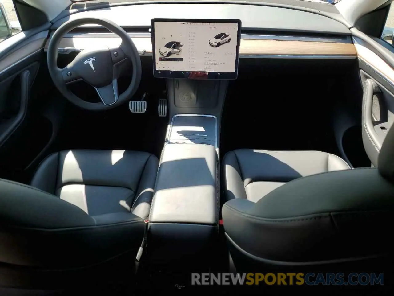 8 Photograph of a damaged car 7SAYGDEF3NF537332 TESLA MODEL Y 2022