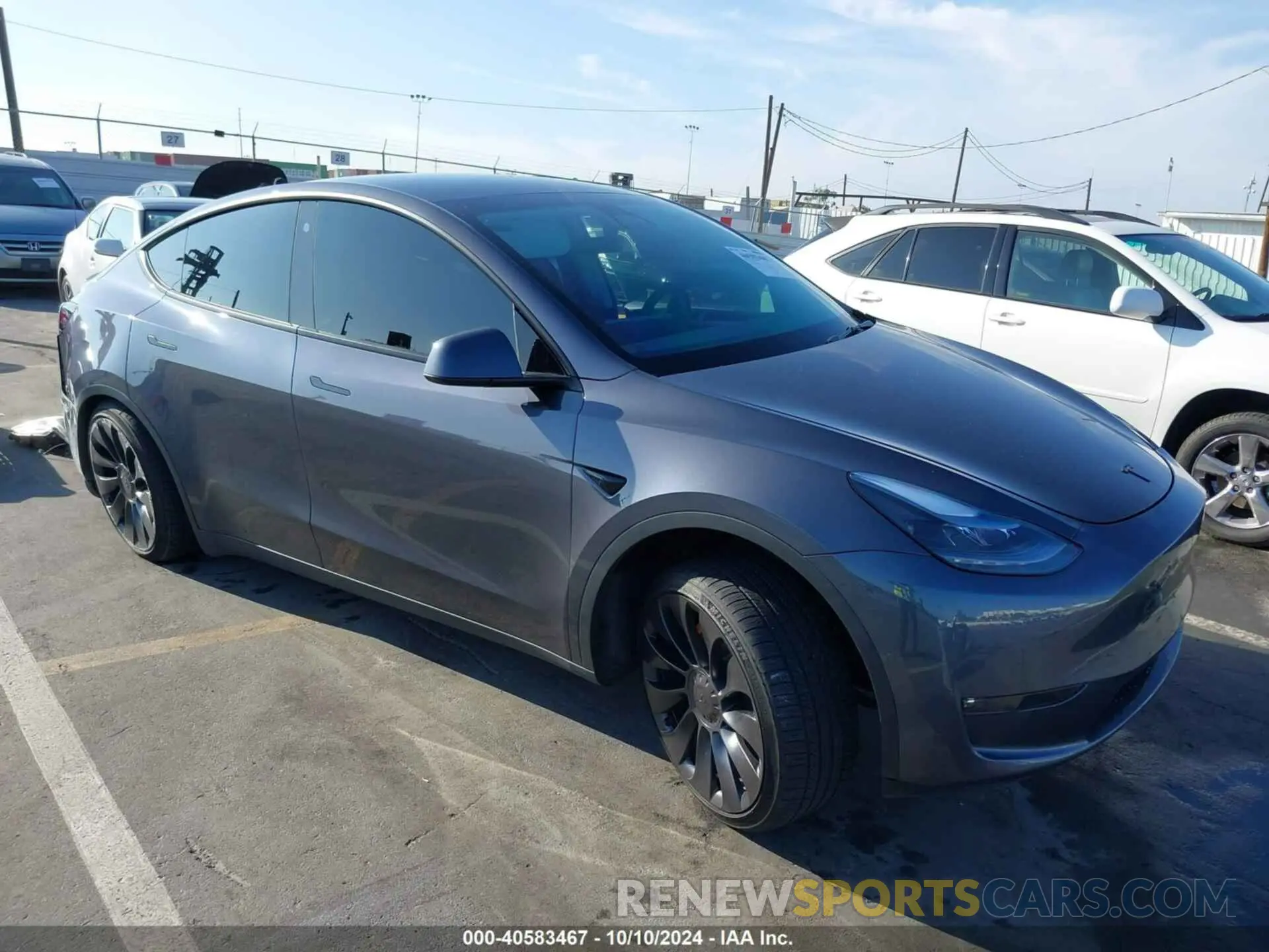 1 Photograph of a damaged car 7SAYGDEF3NF561002 TESLA MODEL Y 2022