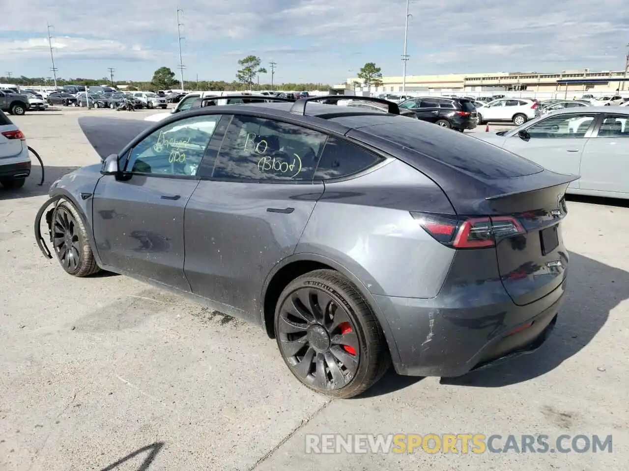 2 Photograph of a damaged car 7SAYGDEF4NF326527 TESLA MODEL Y 2022