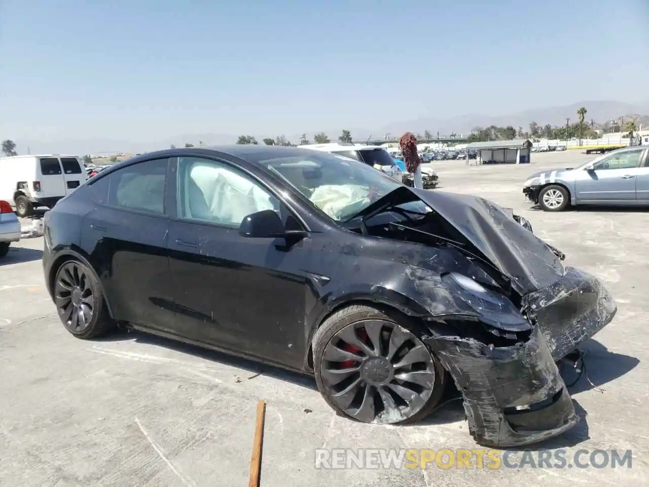 1 Photograph of a damaged car 7SAYGDEF4NF346549 TESLA MODEL Y 2022