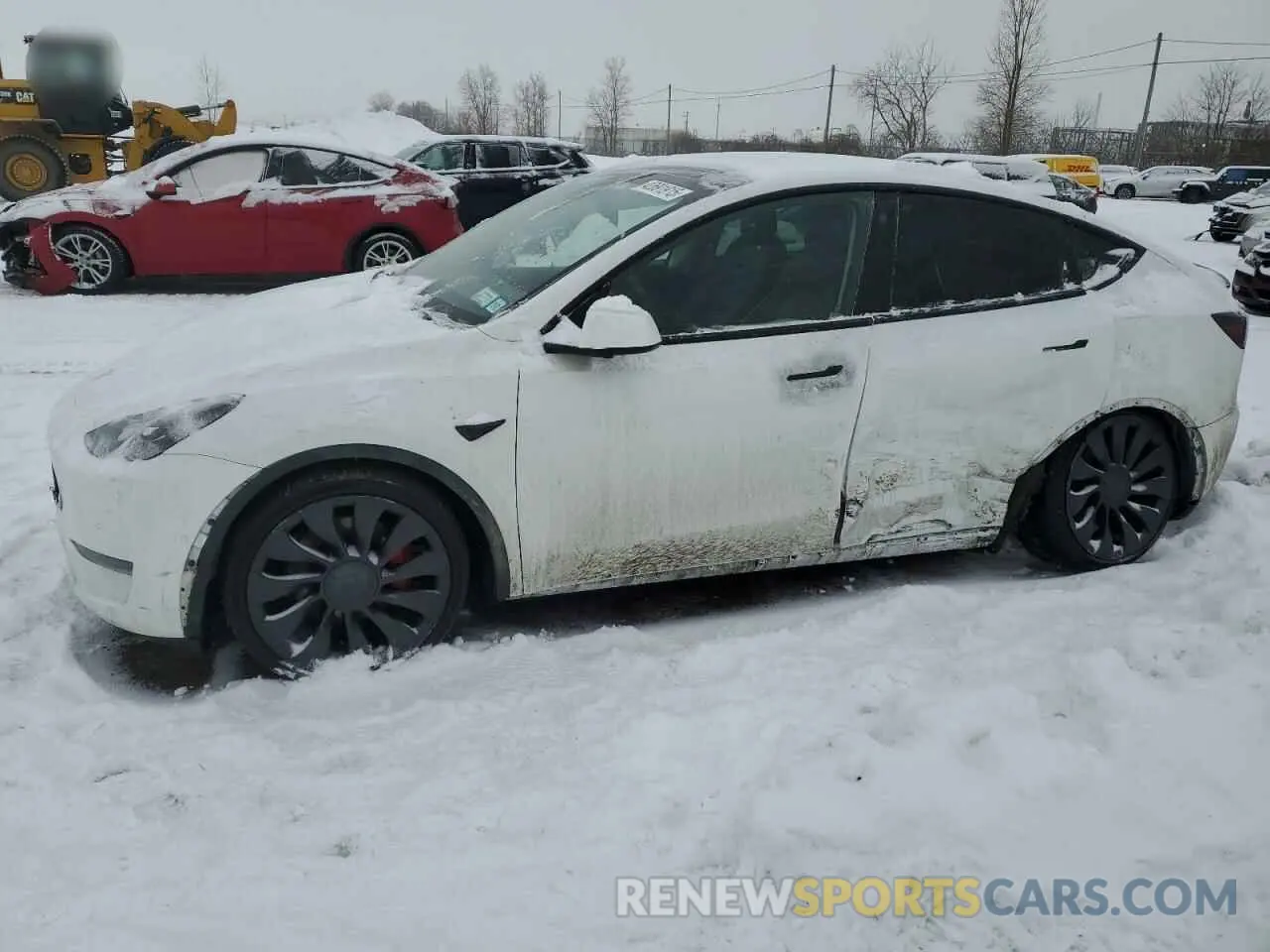 1 Photograph of a damaged car 7SAYGDEF4NF378191 TESLA MODEL Y 2022