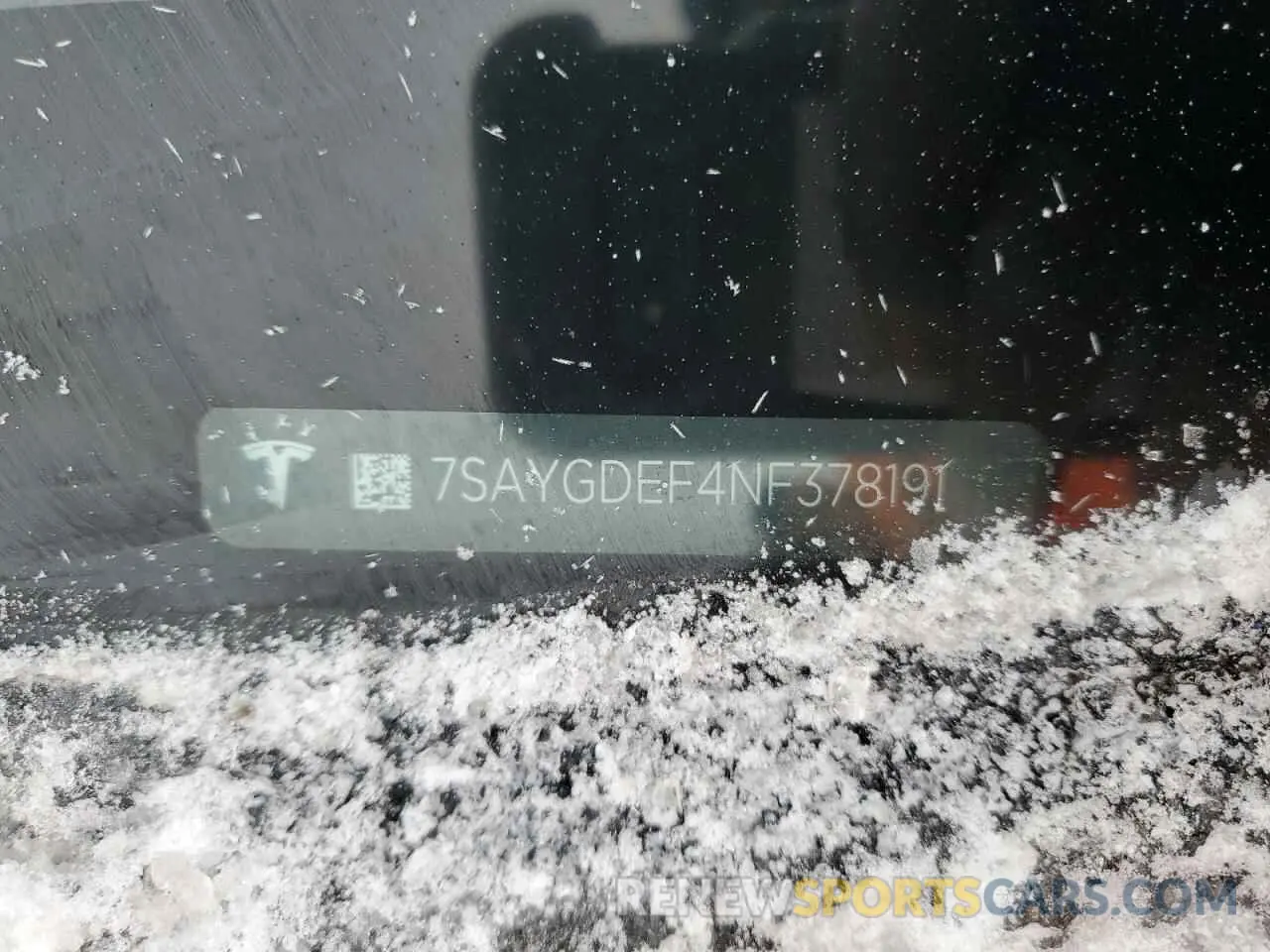12 Photograph of a damaged car 7SAYGDEF4NF378191 TESLA MODEL Y 2022