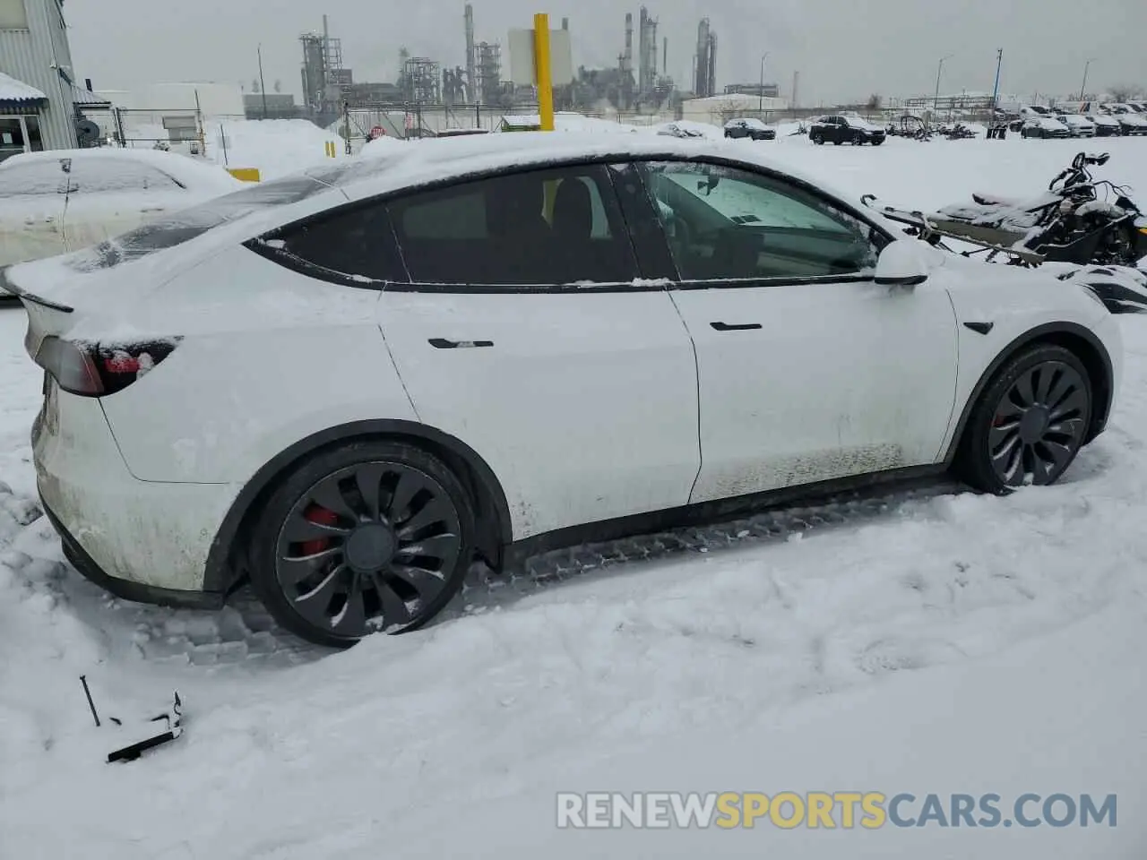 3 Photograph of a damaged car 7SAYGDEF4NF378191 TESLA MODEL Y 2022