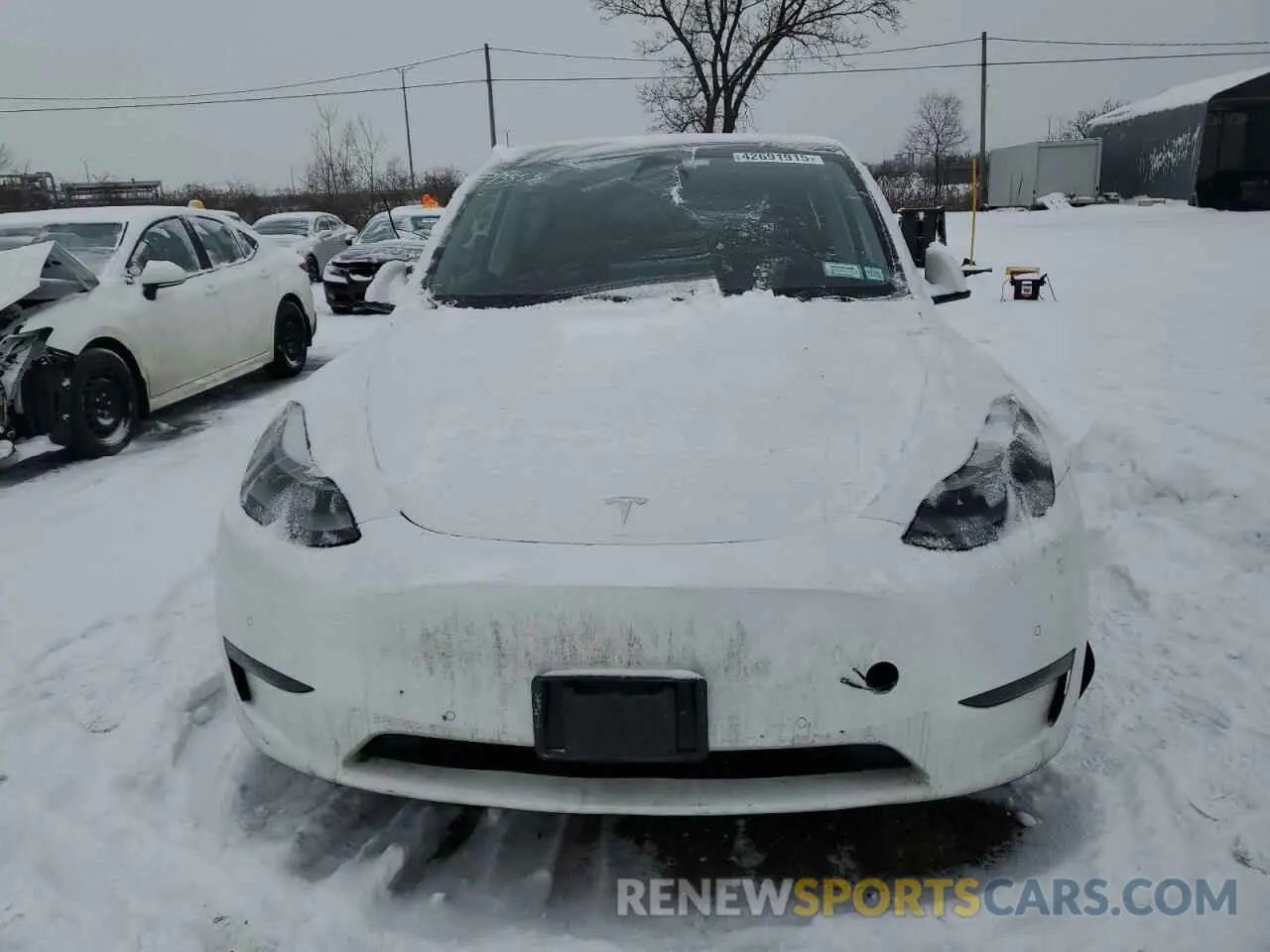 5 Photograph of a damaged car 7SAYGDEF4NF378191 TESLA MODEL Y 2022