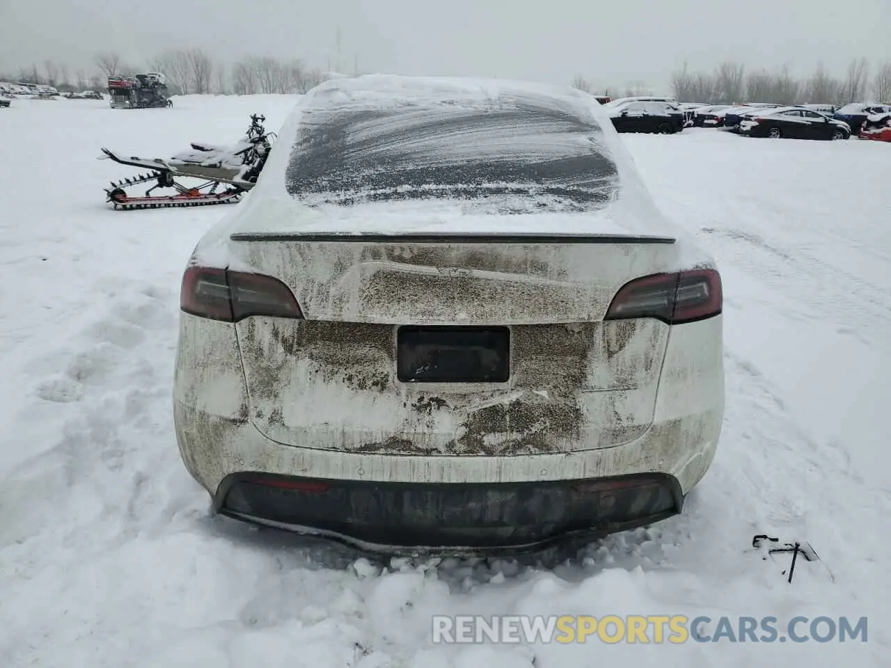 6 Photograph of a damaged car 7SAYGDEF4NF378191 TESLA MODEL Y 2022