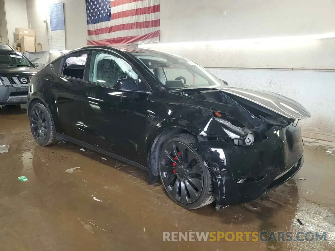 4 Photograph of a damaged car 7SAYGDEF4NF388929 TESLA MODEL Y 2022