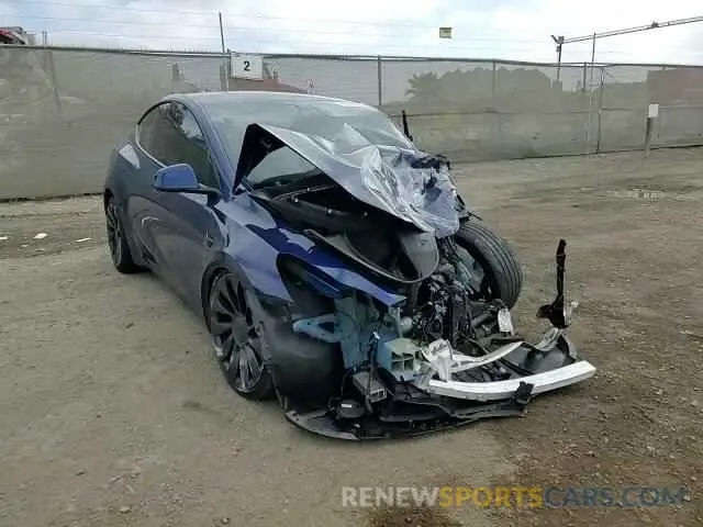 10 Photograph of a damaged car 7SAYGDEF4NF394472 TESLA MODEL Y 2022