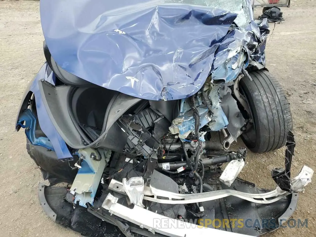12 Photograph of a damaged car 7SAYGDEF4NF394472 TESLA MODEL Y 2022
