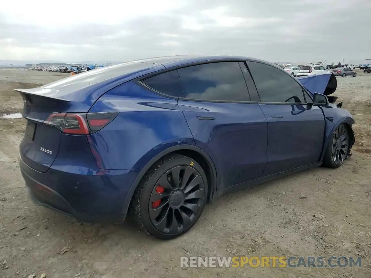 3 Photograph of a damaged car 7SAYGDEF4NF394472 TESLA MODEL Y 2022