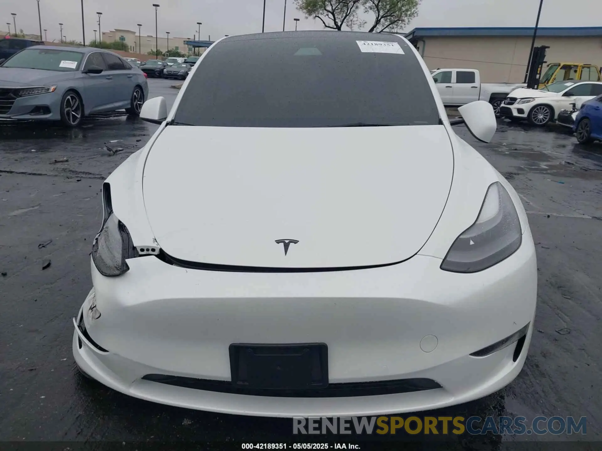 12 Photograph of a damaged car 7SAYGDEF4NF411416 TESLA MODEL Y 2022