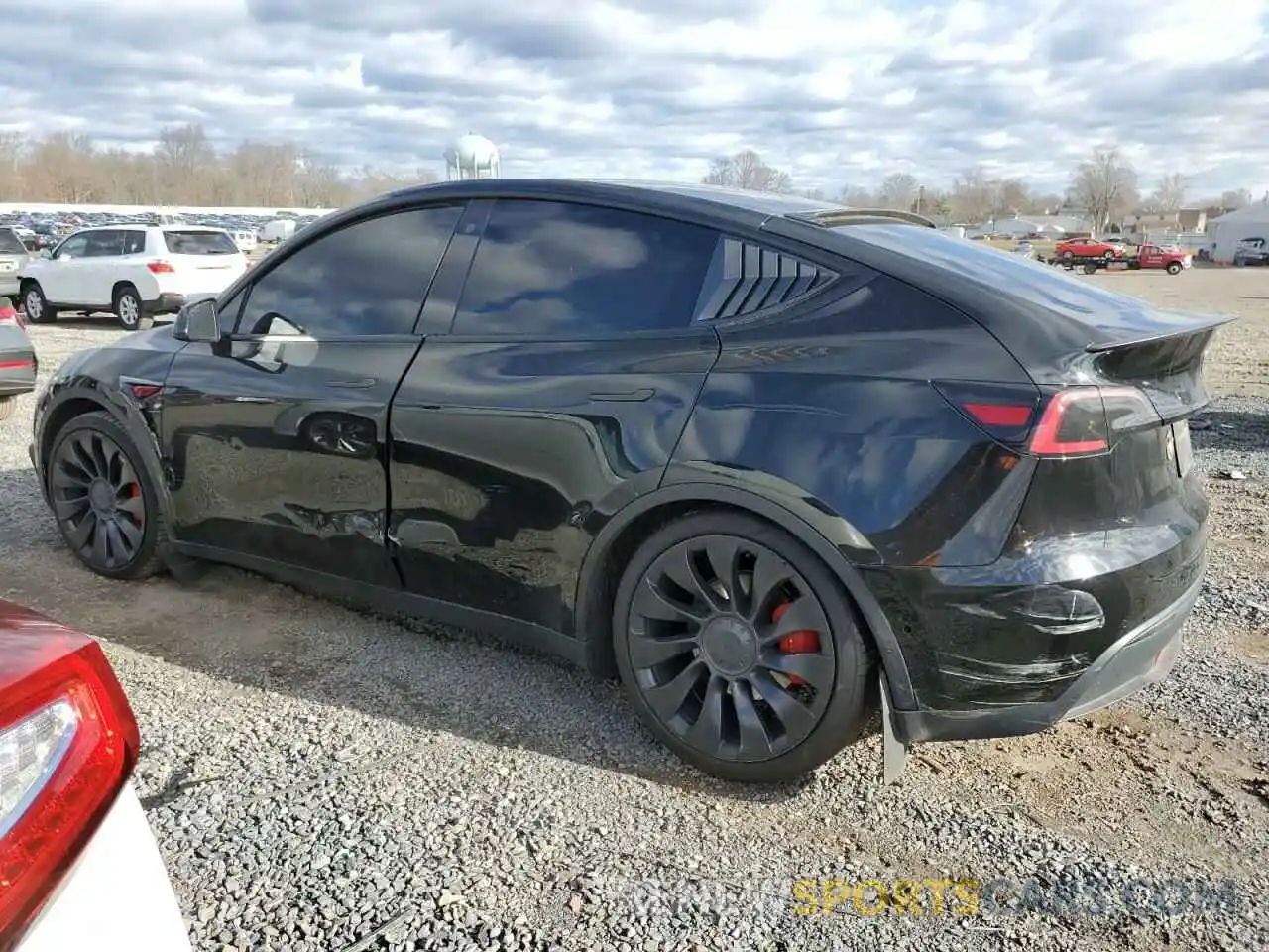 2 Photograph of a damaged car 7SAYGDEF4NF449499 TESLA MODEL Y 2022