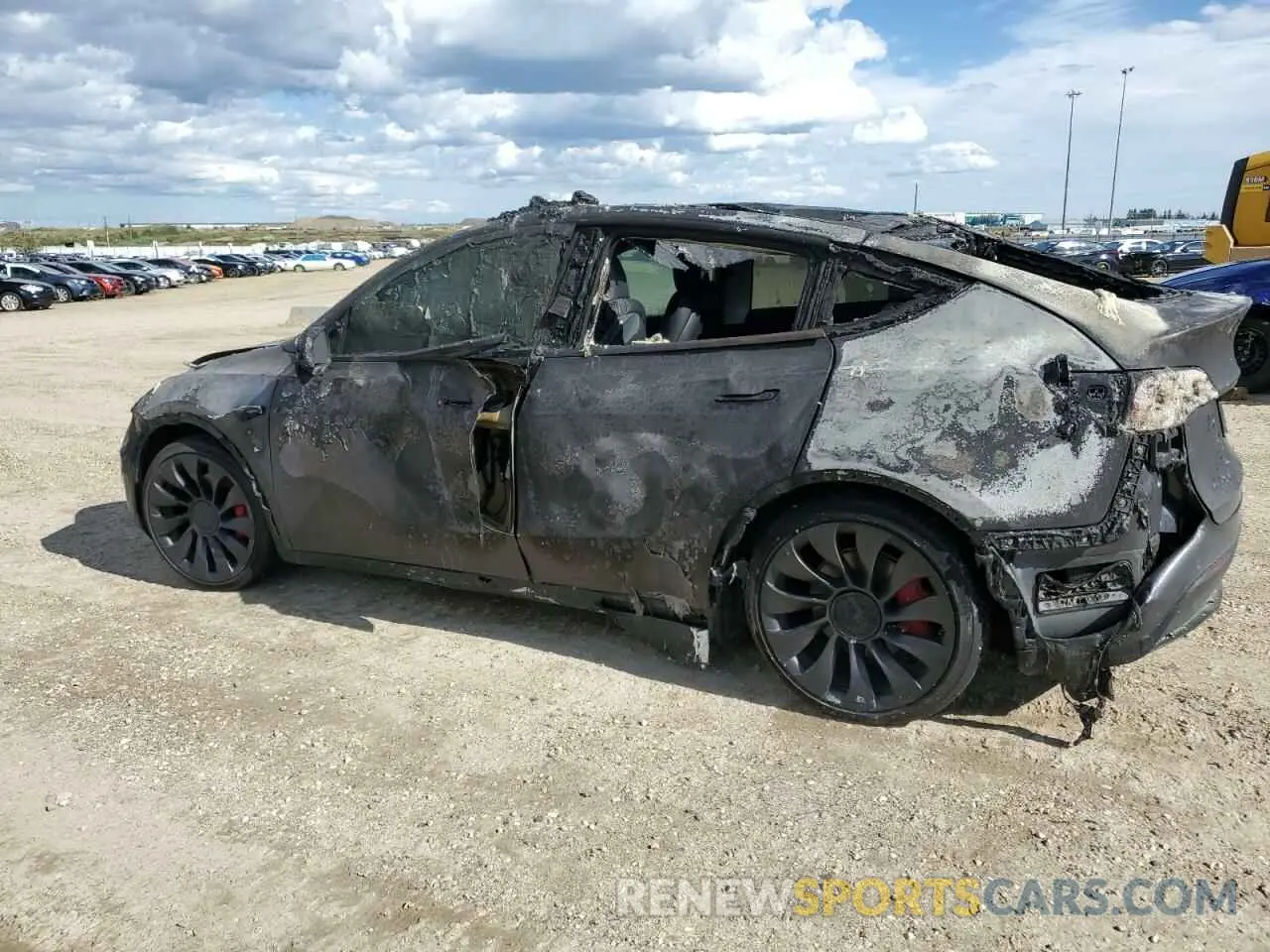 2 Photograph of a damaged car 7SAYGDEF4NF502007 TESLA MODEL Y 2022