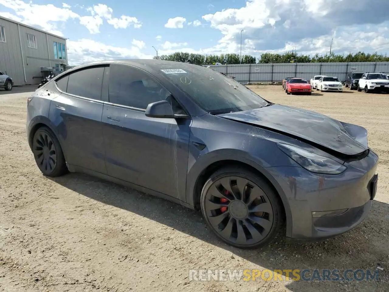 4 Photograph of a damaged car 7SAYGDEF4NF502007 TESLA MODEL Y 2022