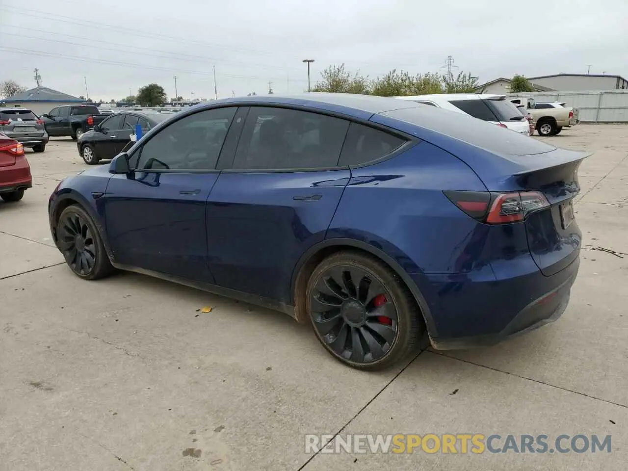 2 Photograph of a damaged car 7SAYGDEF4NF509913 TESLA MODEL Y 2022