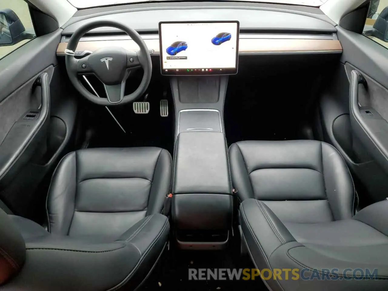 8 Photograph of a damaged car 7SAYGDEF4NF509913 TESLA MODEL Y 2022
